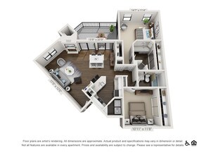 Unit 1634 1634 floor plan